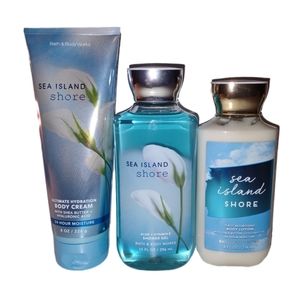 Brand New Sea Island Shore Body Care Set Bath and Body Works
